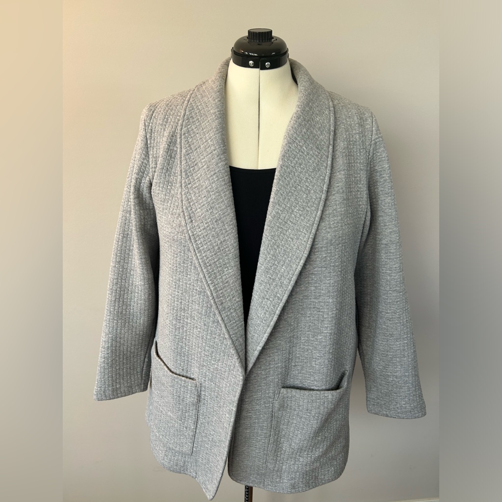 Cj Banks Waffle Knit Blazer